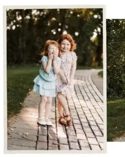 Two gorgeous families, and the most adorable group of cousins ever… 😍