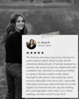 I want clients to not only love their senior pictures, but also the whole Senior Photo Session experience with Three Sparrows Photography.  When they're happy, I'm so happy! 💕 If you're a high school JUNIOR starting to plan your senior photo experience, please get in touch!  My sessions are all about fun, creativity, and celebrating YOU! ✨📸 
. 
. 
#SeniorSessions #ClientLove #CaptureYourMoment #classof2027 #newlenox #Lincolnwaywest #lincolnwaycentral #lincolnwayeast #lockporthighschool #seniorsunday #happyclients #willcountyseniorphotographer