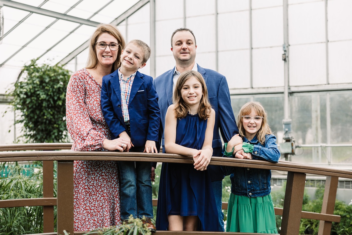 Indoor Family Photo Session in Joliet IL