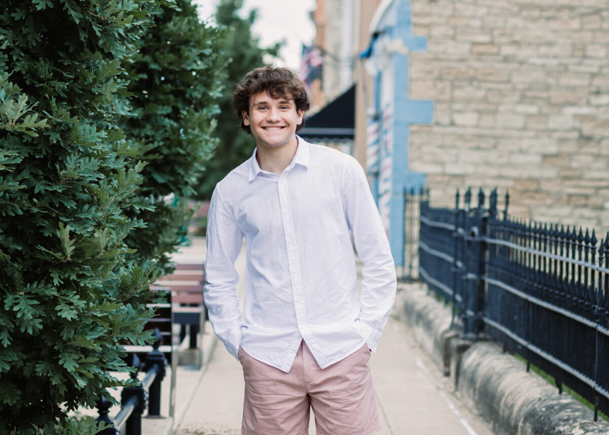 High School Senior boy photo session in Lockport IL